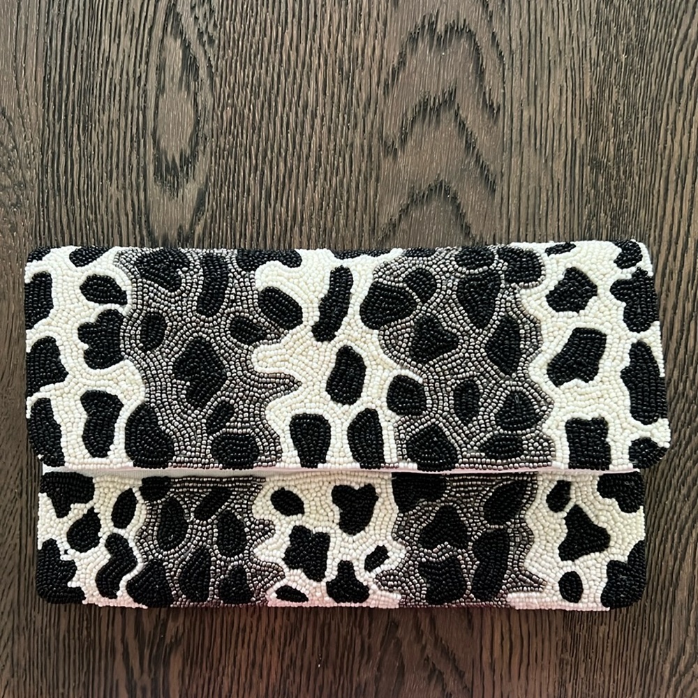 Francesca’s Boutique Beaded Clutch